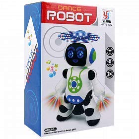 Dancing Robot With Music, 3D Flashing | GLT019