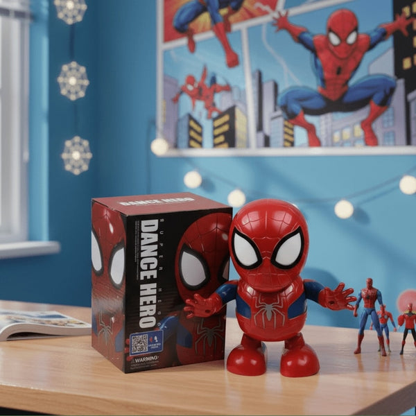 Dancing Spider-Man Toy With Lights & Music For Kids | GLT021