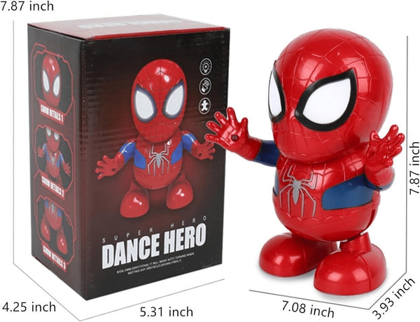 Dancing Spider-Man Toy With Lights & Music For Kids | GLT021