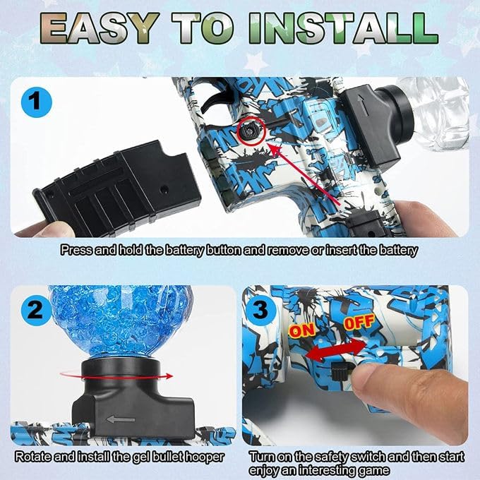 Electric Gel Blaster Gun Automatic | GLT022
