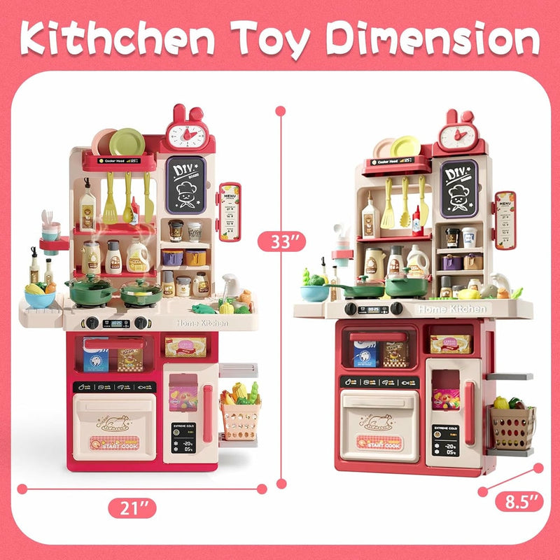 Kids Kitchen Playset Set 63Pcs | GLT029
