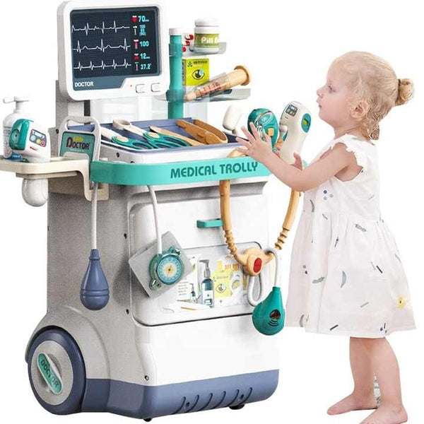 Medical Treatment Table Playset With X-Ray Screen & Ecg Monitor (With Light& Sound, 2X Aaa Batteries Not Included) | GLT032
