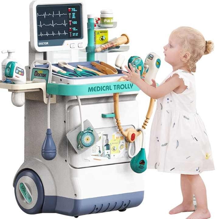 Medical Treatment Table Playset With X-Ray Screen & Ecg Monitor (With Light& Sound, 2X Aaa Batteries Not Included) | GLT032