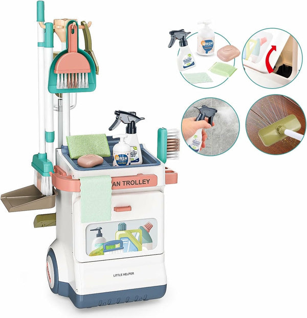 Cleaning Cart Playset (Non-Electric)