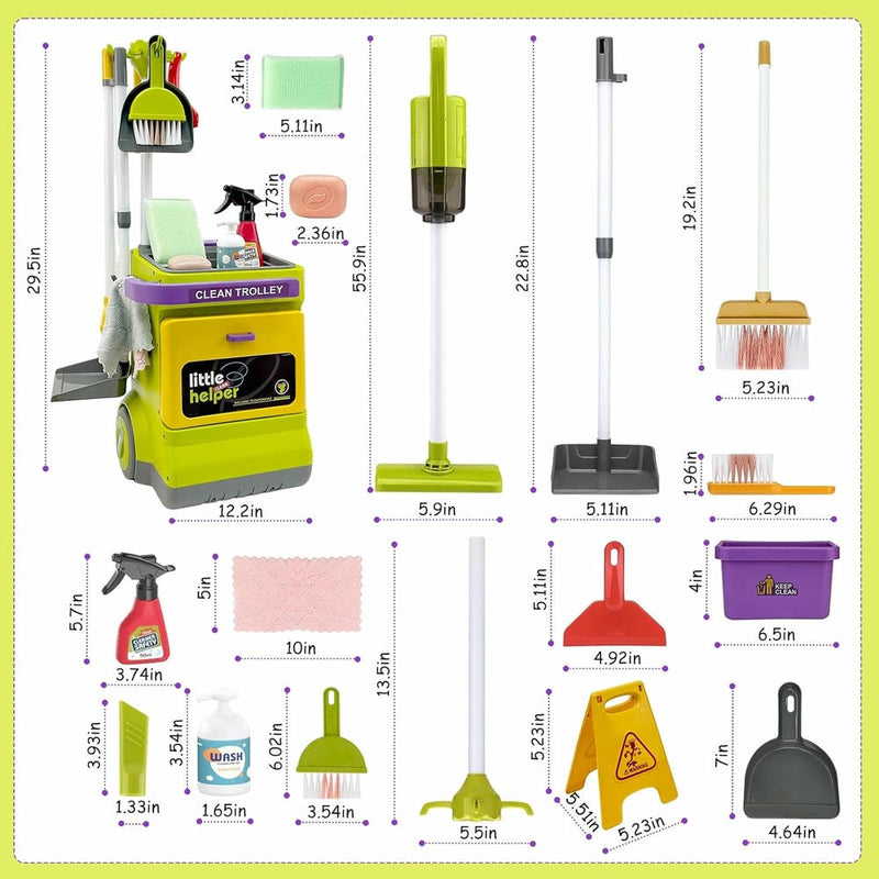 Cleaning Cart Playset (Non-Electric)_2 | GLT037