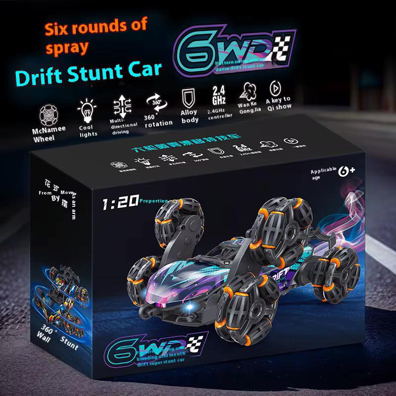 360 Degree Stunt Rolling Radio Control Car Toy Assorted | GLT047