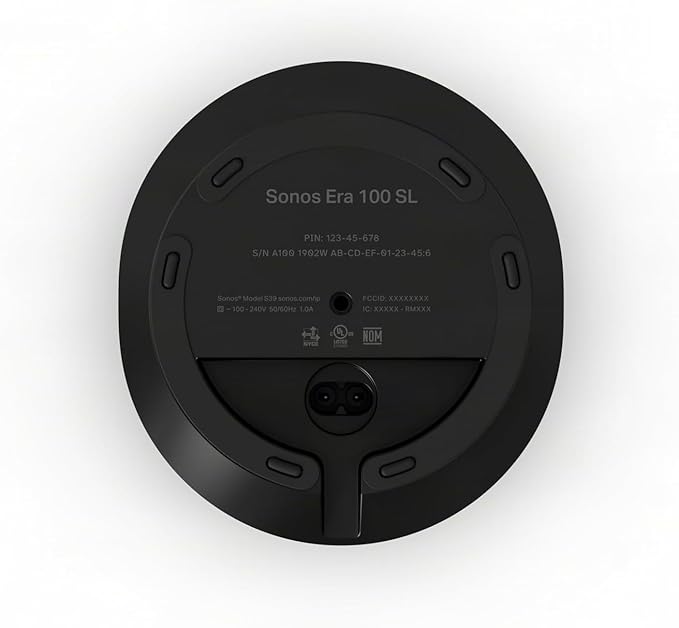 SONOS | Era 100 SL Black Speaker | E10SLUK1BLK