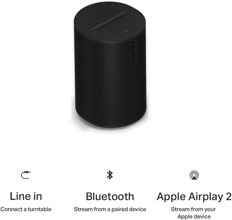 SONOS | Era 100 SL Black Speaker | E10SLUK1BLK