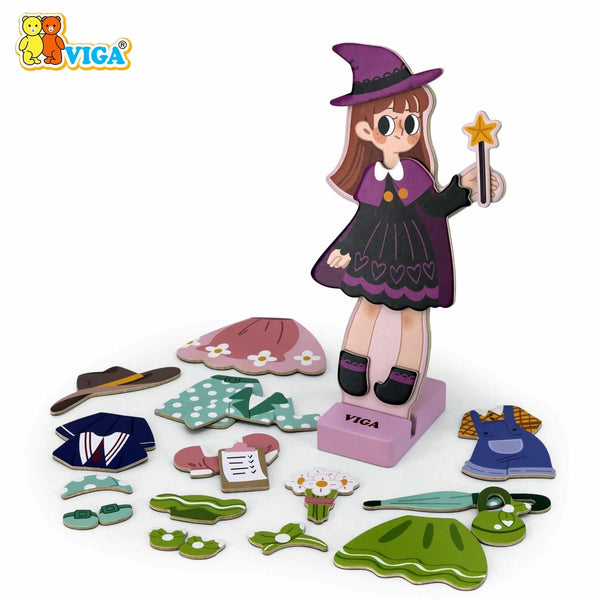 VIGA | Magnetic Dress Up Girl | 44635