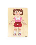 VIGA | Body Parts Puzzle Girl 12pc | 44670