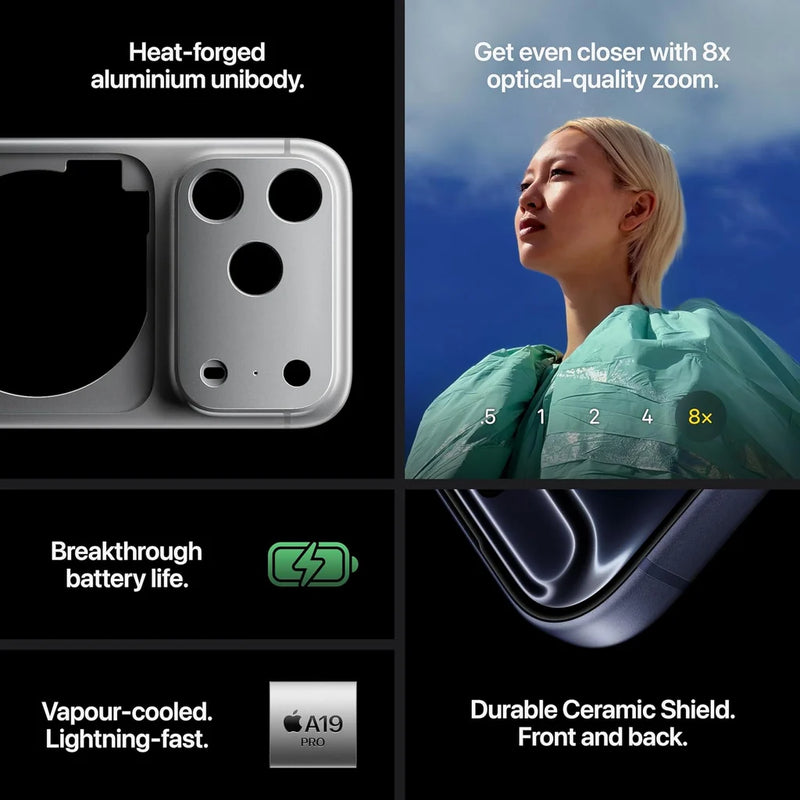 APPLE | Iphone 17 Pro Max 5G Smartphone 512GB Storage 6.9