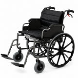 Manual Wheelchair Heavy-Duty Steel Frame