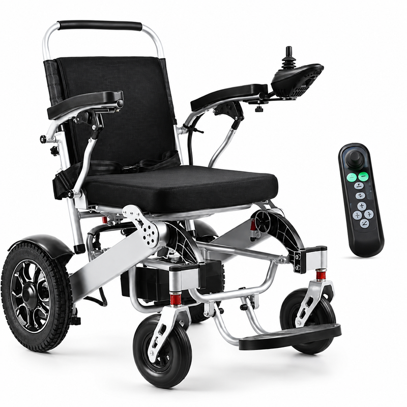 Foldable Electric Wheelchair 20A Black 200Kg | 73002