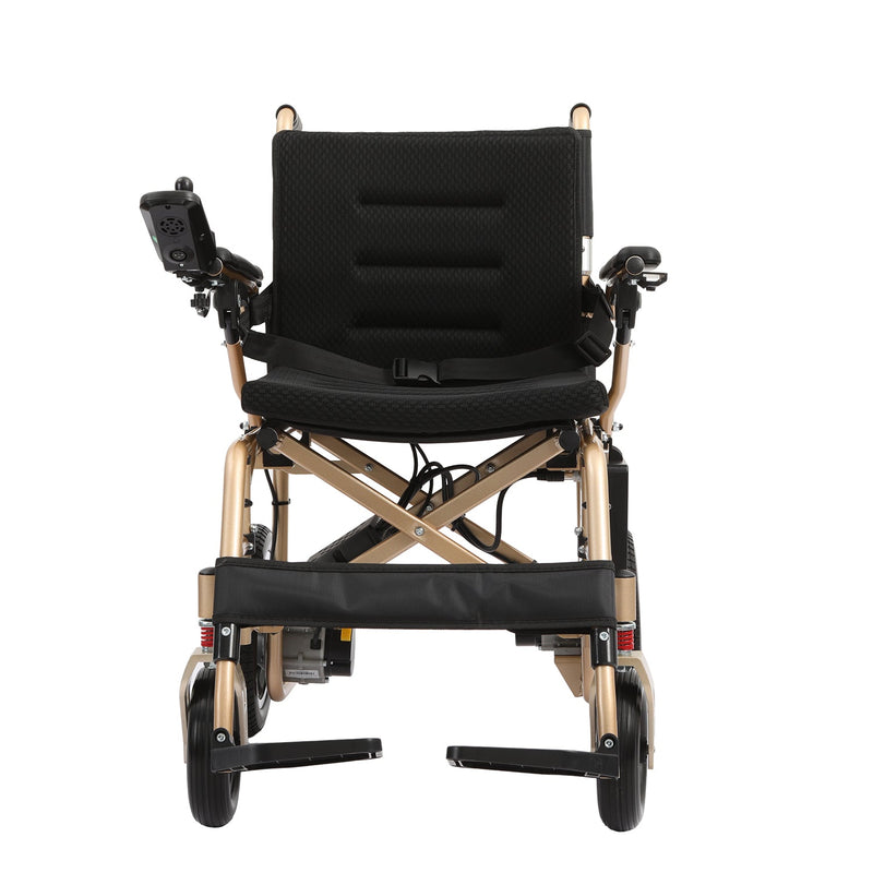 Foldable Electric Wheelchair Gold 120Kg | 76002