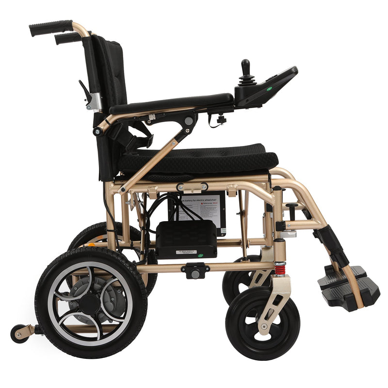 Foldable Electric Wheelchair Gold 120Kg | 76002