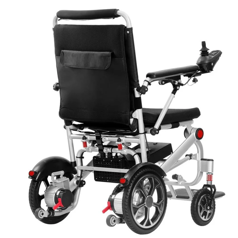 Foldable Electric Wheelchair Black/Grey 120Kg | 76003