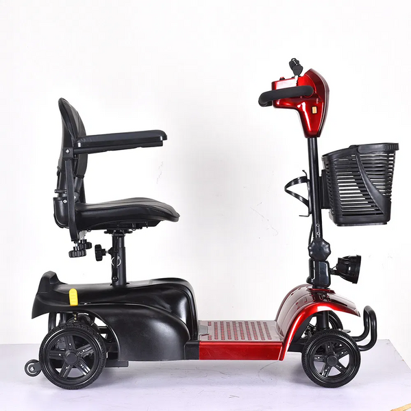 Four-Wheel Electric Wheelchair Red 200Kg | 001