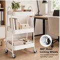 Multi-Function Metal 3-Tier Rolling Storage Cart | 539-16-1