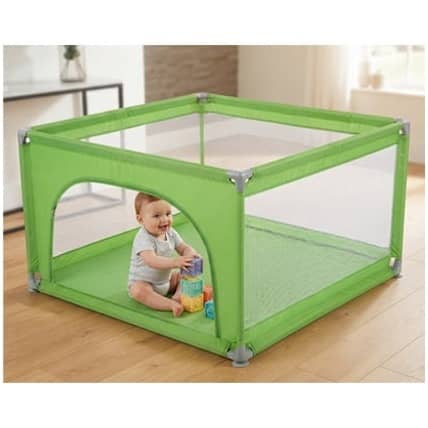 Baby Playpen with Breathable Mesh – Indoor & Outdoor Baby Play Yard 120×120cm | pp237-08