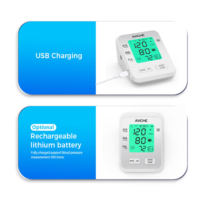 AVICHE | Rechargeable Blood Pressure Monitor HD10