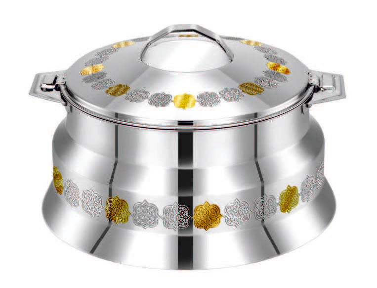 PRADEEP | Aara Stainless Steel Hot Pot 3500 ML Gold | TPR016