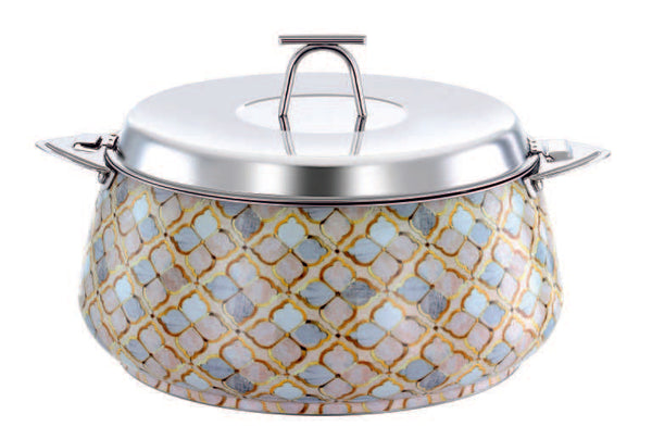 PRADEEP | Mirna Stainless Steel Hot Pot Marble Colour 5000 ML | TPR022