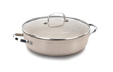 KORKMAZ GRANITA LOW CASSEROLE 26X7 CM / 3.5 LT