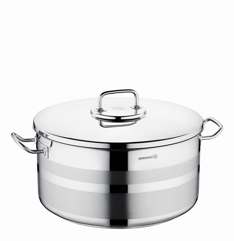 KORKMAZ | Astra 2 Low Cassrole 40X20 CM / 25.0 LT | TKO097