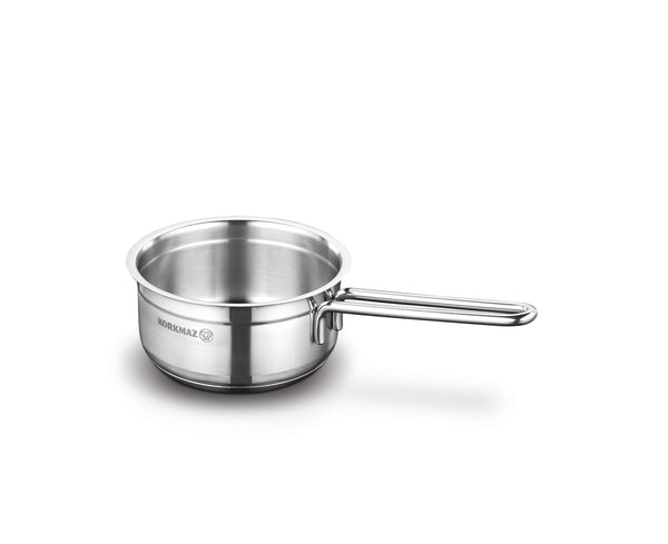 KORKMAZ| Alfa Saucepan (14X7 CM / 1.0 LT) | TKO212