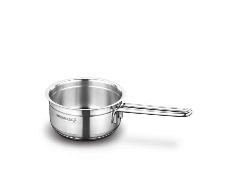 KORKMAZ| Alfa Saucepan (14X7 CM / 1.0 LT) | TKO212