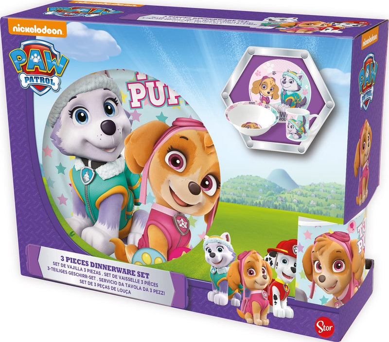 STOR | Paw Patrol Ceramic 3 Pcs Snack Set | TST192