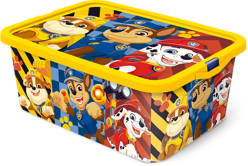 STOR | Paw Patrol Boy Click Storage Box 13 Ltr | TST264