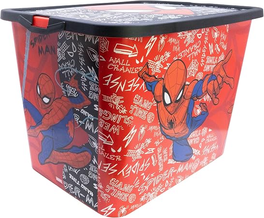 STOR SPIDERMAN CLICK CLOTH STORAGE 23 LTR