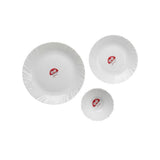 LA OPALA | Classique 12 Pcs Dinner Set Plain White | TLO001
