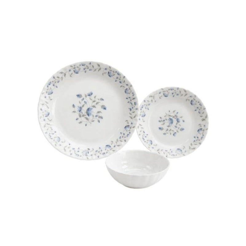 LA OPALA | Classique 12 Pcs Dinner Set BLUE PETALS | TLO002