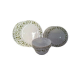 LA OPALA | Classique 12 Pcs Dinner Set SWIRLS GREEN | TLO006