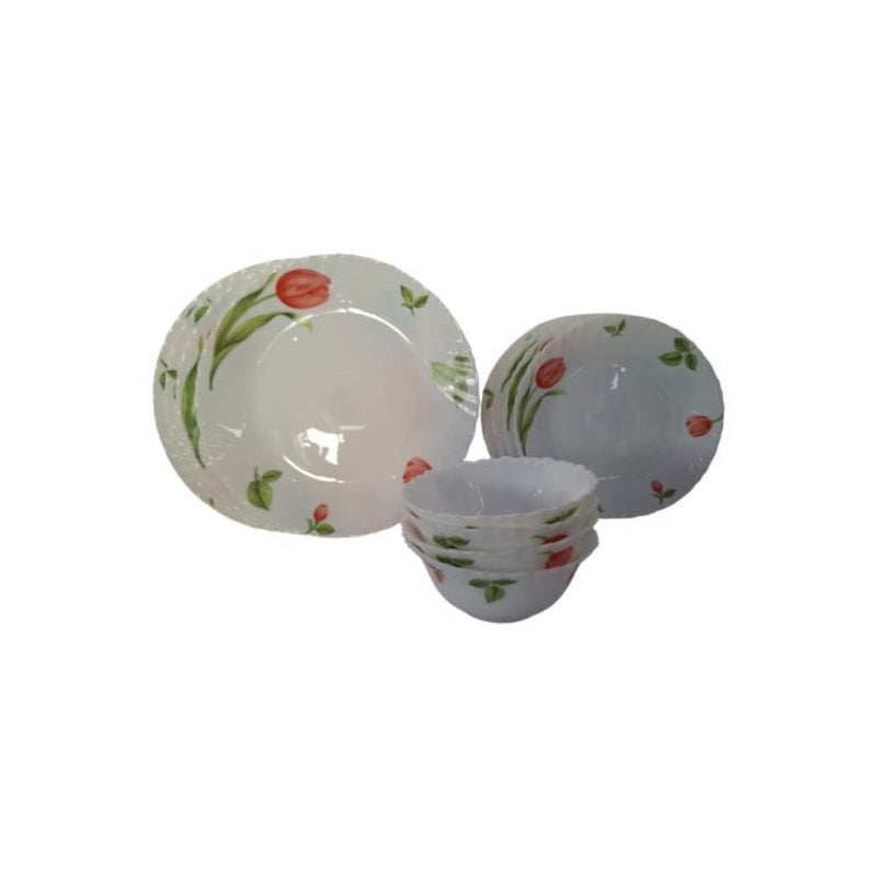 LA OPALA | Classique 12 Pcs Dinner Set MEADOW BLUSH | TLO007