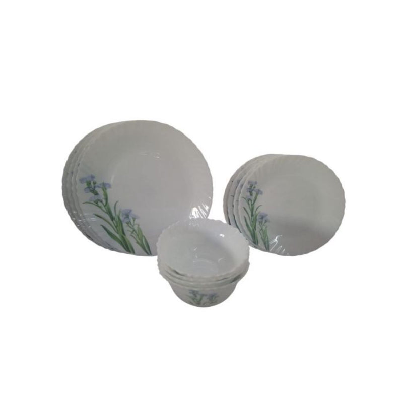 LA OPALA | Classique 12 Pcs Dinner Set BLUE FLORETS | TLO020