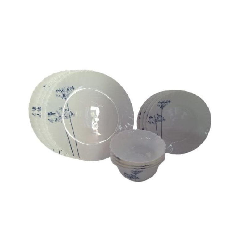 LA OPALA | Classique 12 Pcs Dinner Set AQUA SPRAY | TLO022