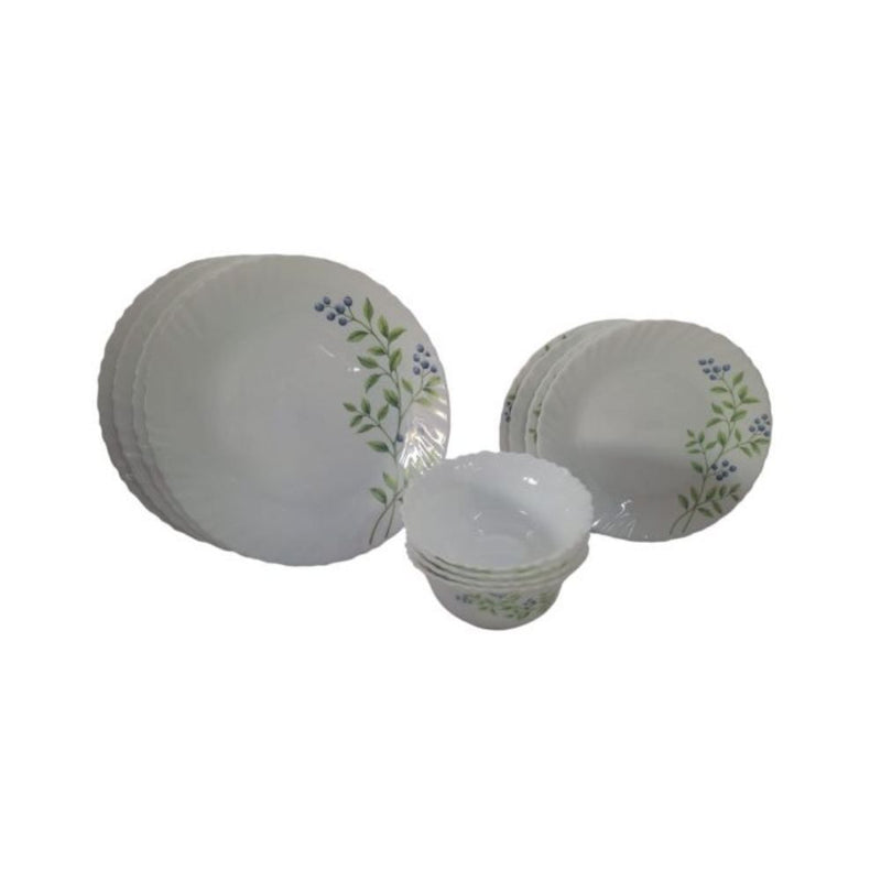 LA OPALA | Classique 12 Pcs Dinner Set LUSH GREENS | TLO026