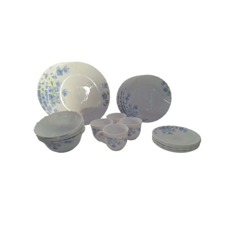 LA OPALA | Classique 20 Pcs Dinner Set ASTER BLUE |TLO037