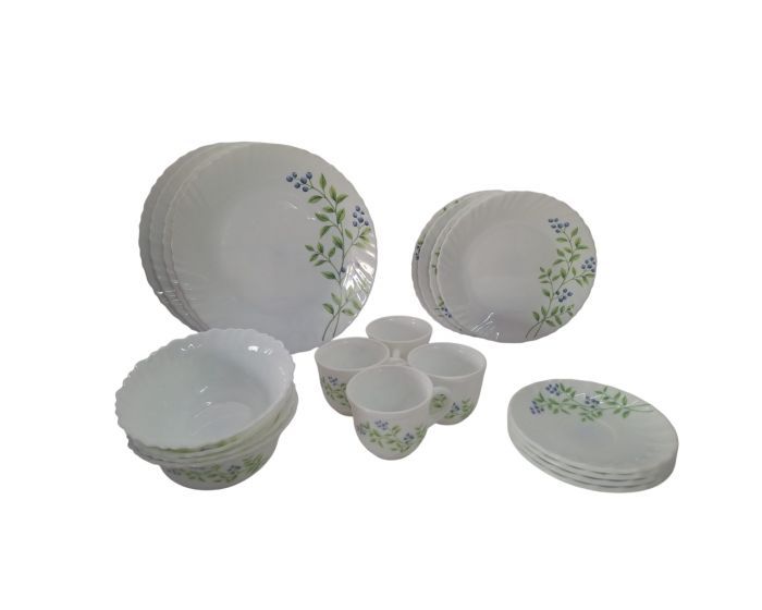 LA OPALA | Classique 20 Pcs Dinner Set LUSH GREENS | TLO054