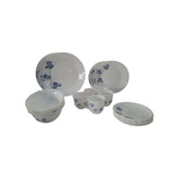 LA OPALA | Classique 20 Pcs Dinner Set BLUE ORCHIDS | TLO056