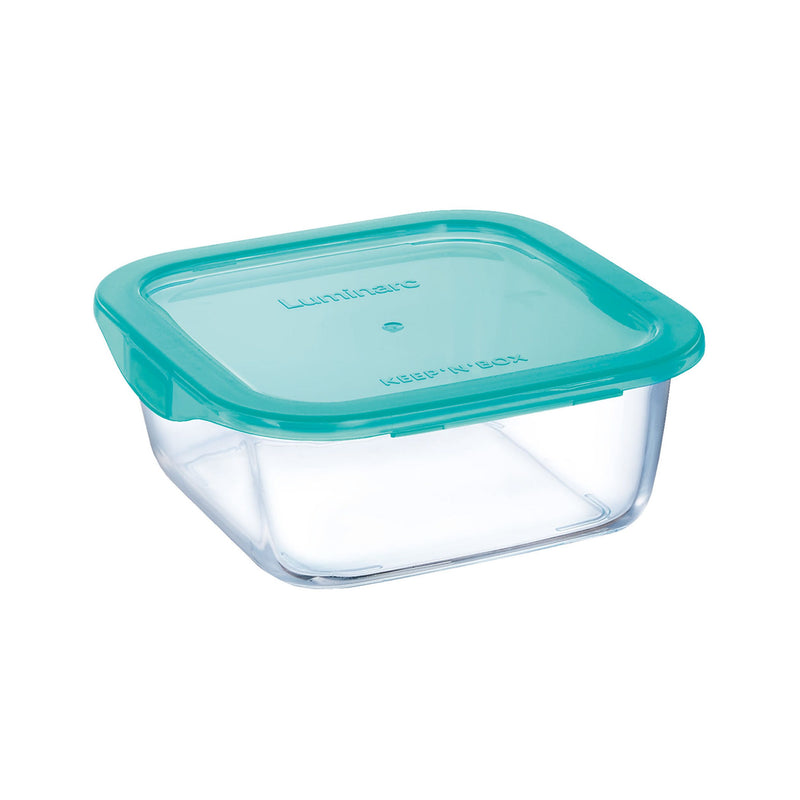 LUMINARC |  Temp Sqr Flat Rim Keep'N Lagon 760 Ml | TLU120