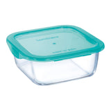 LUMINARC | Temp Sqr Flat Rim Keep'N Lagon 1220 Ml | TLU121