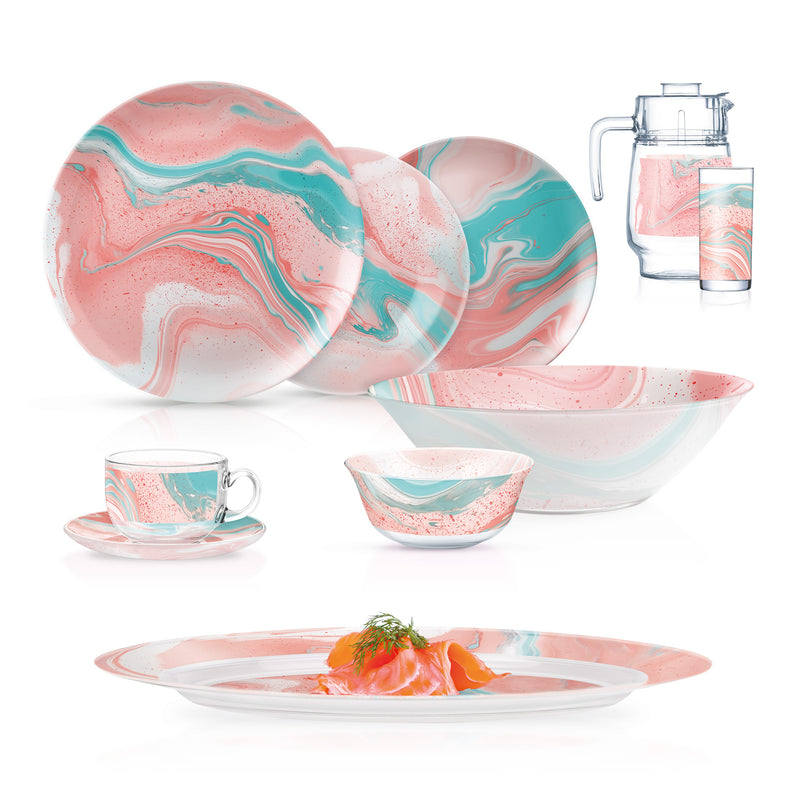 LUMINARC | Simply Justie Dinner Set 46 PC | TLU132