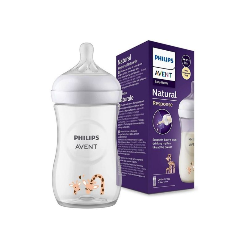 PHILIPS | Avent Natural 3.0 Feeding Bottle Girrafe 260Ml X1 | PA705