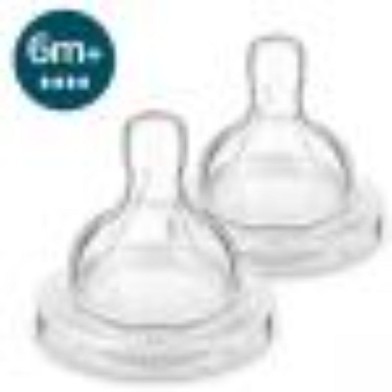 PHILIPS | Avent Anti- Colic Teats 6M+ 4 Holes 2Pcs | PA738