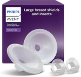 PHILIPS | Avent Large Breast Shields & Inserts For Breast Pump Hands-Free | PA626
