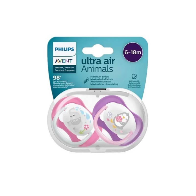 PHILIPS | Avent Sthr Sil Ultra Air Free Flow 6-18M Deco X2 | PA256